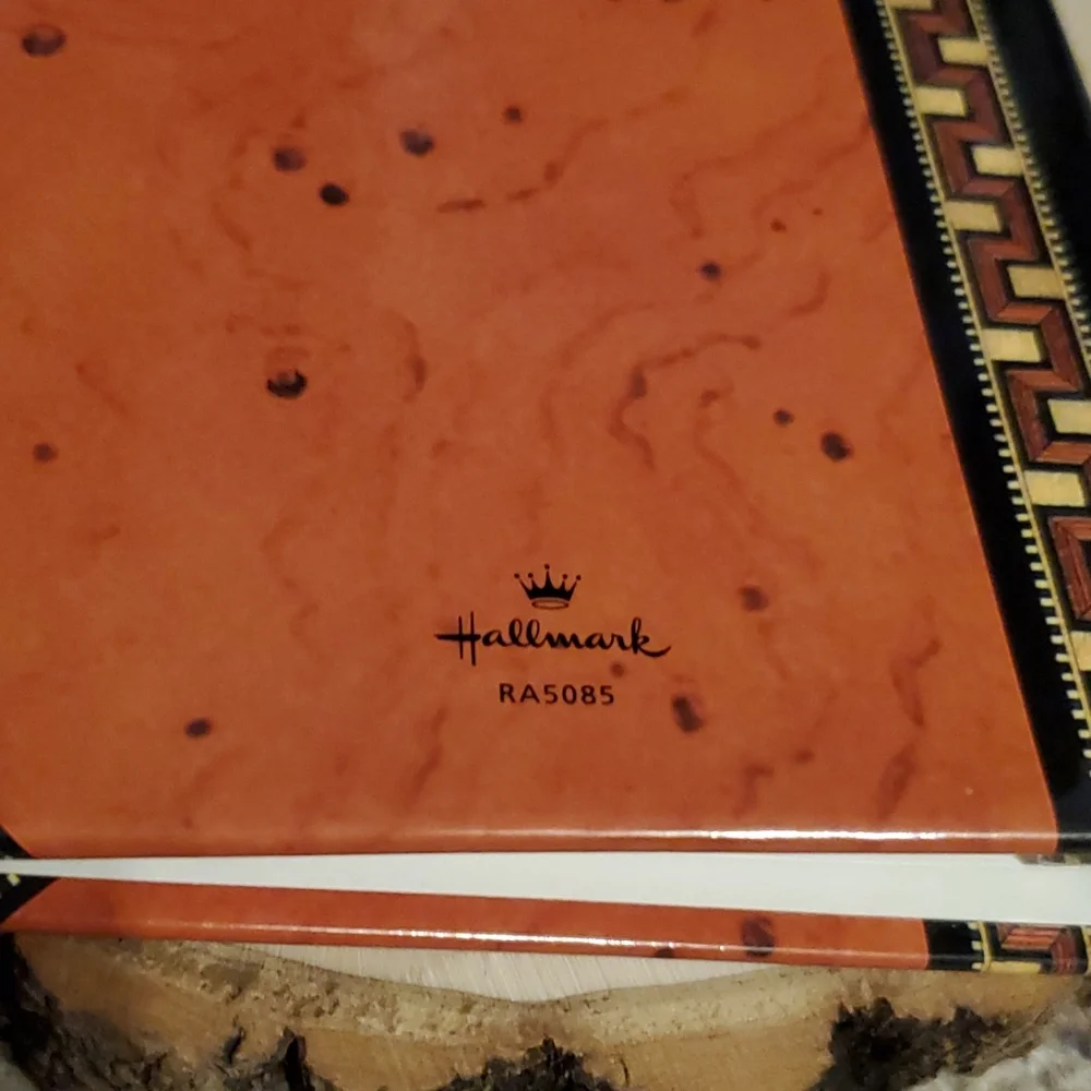 Hallmark Burl Wood Address Book Album